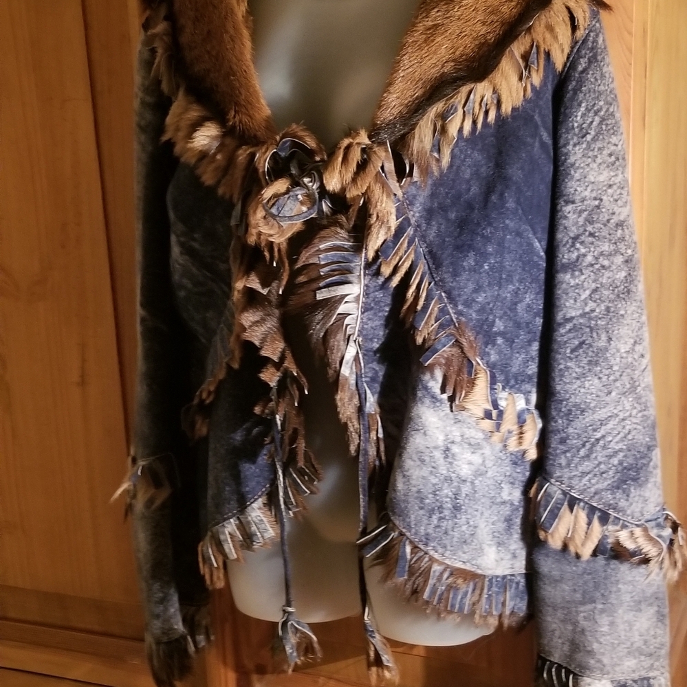 GENUINE SHEARLING SHEEPSKIN JACKET.
